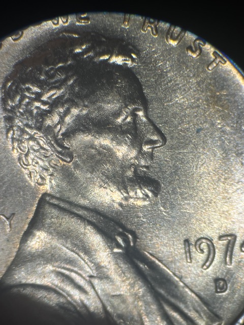 Lincoln-Mémorial--Cent-1974-D-Die--Clash-?
